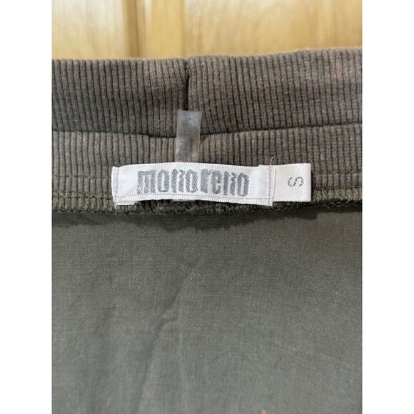 Monoreno Boho Grunge Lagenlook Utility Dress Army Green Zip Small S - Picture 5 of 6